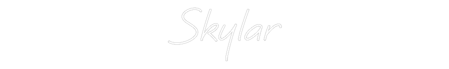 Custom Neon: Skylar