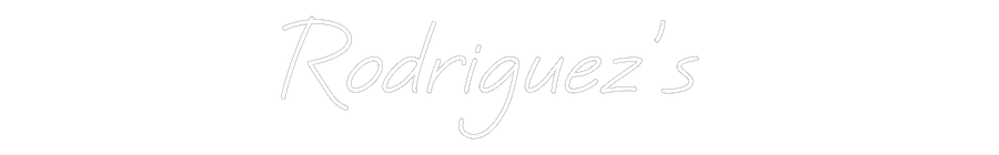 Custom Neon: Rodriguez’s