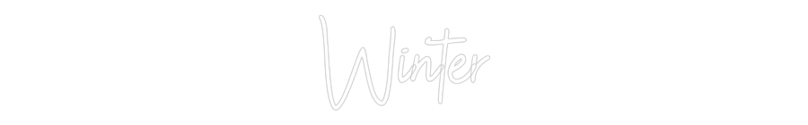 Custom Neon: Winter
