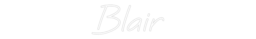 Custom Neon: Blair