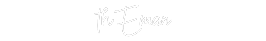 Custom Neon: thEman
