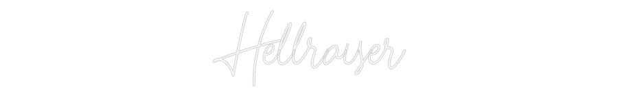 Custom Neon: Hellraiser