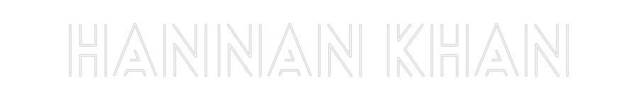 Custom Neon: HANNAN KHAN