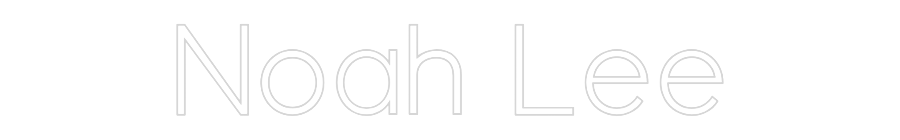 Custom Neon: Noah Lee