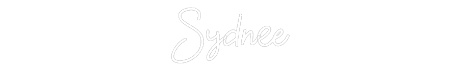 Custom Neon: Sydnee