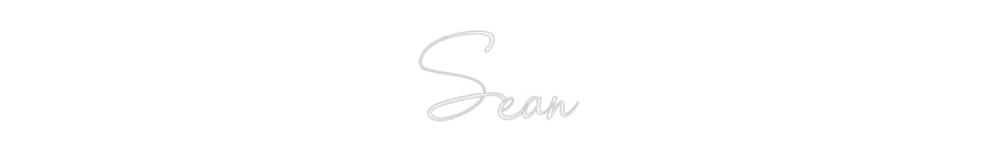 Custom Neon: Sean