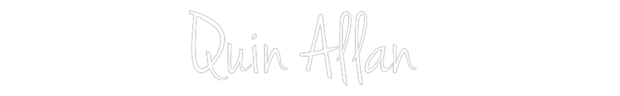 Custom Neon: Quin Allan