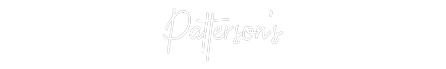 Custom Neon: Patterson's