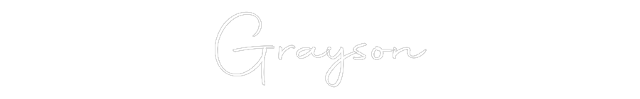 Custom Neon: Grayson