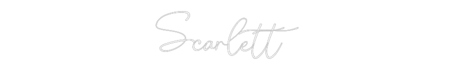 Custom Neon: Scarlett