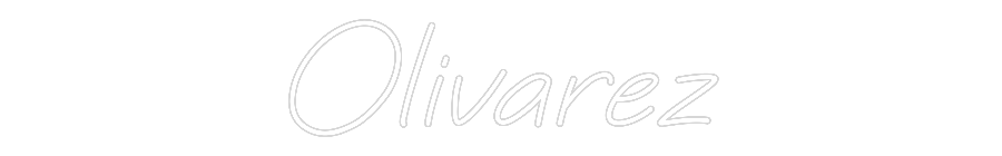 Custom Neon: Olivarez