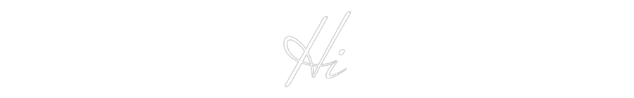 Custom Neon: Hi