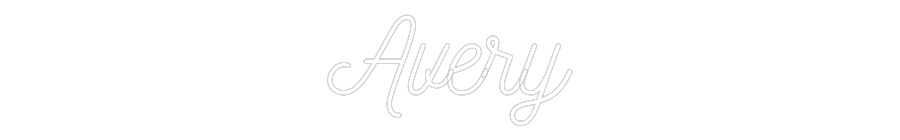 Custom Neon: Avery