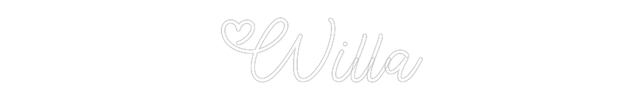 Custom Neon: Willa