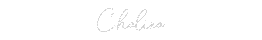 Custom Neon: Chalina