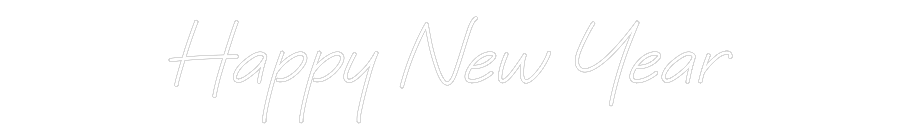 Custom Neon: Happy New Year