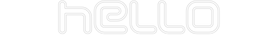 Custom Neon: hello