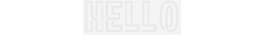 Custom Neon: hello