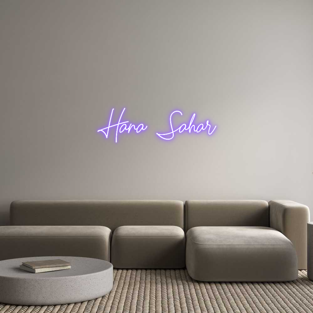 Custom Neon: Hana Sahar