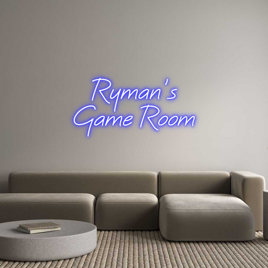 Custom Neon: Ryman’s
Game...