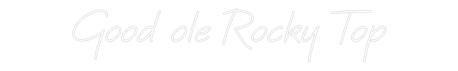 Custom Neon: Good ole Rock...
