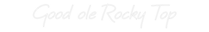 Custom Neon: Good ole Rock...