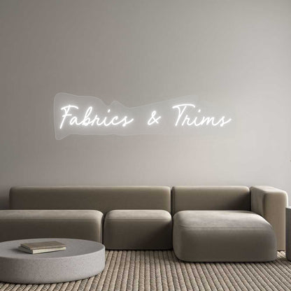 Custom Neon: Fabrics & Trims