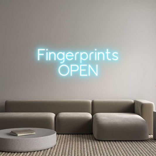 Custom Neon: Fingerprints...