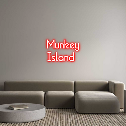 Custom Neon: Munkey
Island