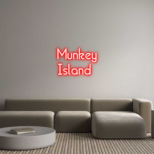 Custom Neon: Munkey
Island