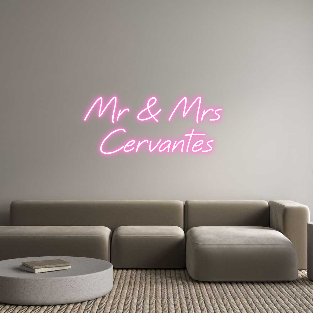 Custom Neon: Mr & Mrs 
Ce...