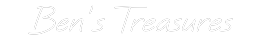 Custom Neon: Ben’s Treasures