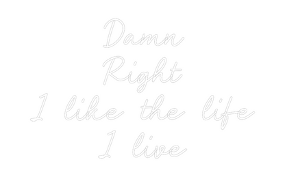 Custom Neon: Damn
Right
...