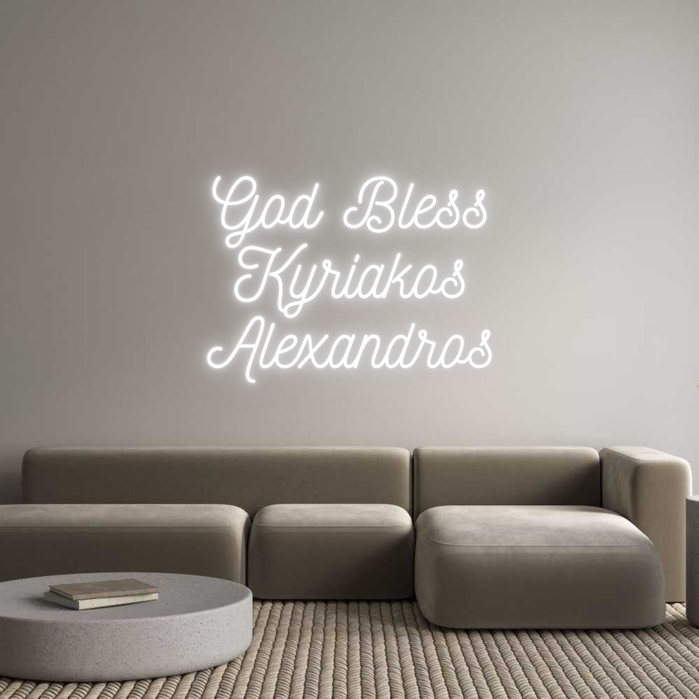 Custom Neon: God Bless
Ky...
