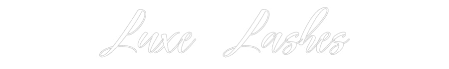 Custom Neon: Luxe Lashes