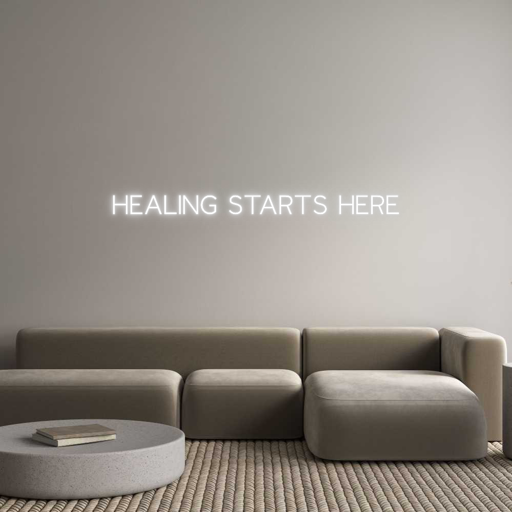 Custom Neon: HEALING START...