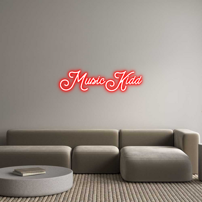Custom Neon: MusicKidd