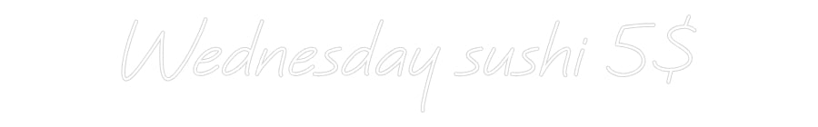 Custom Neon: Wednesday sus...