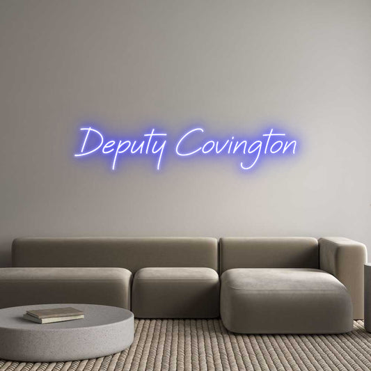 Custom Neon: Deputy Coving...