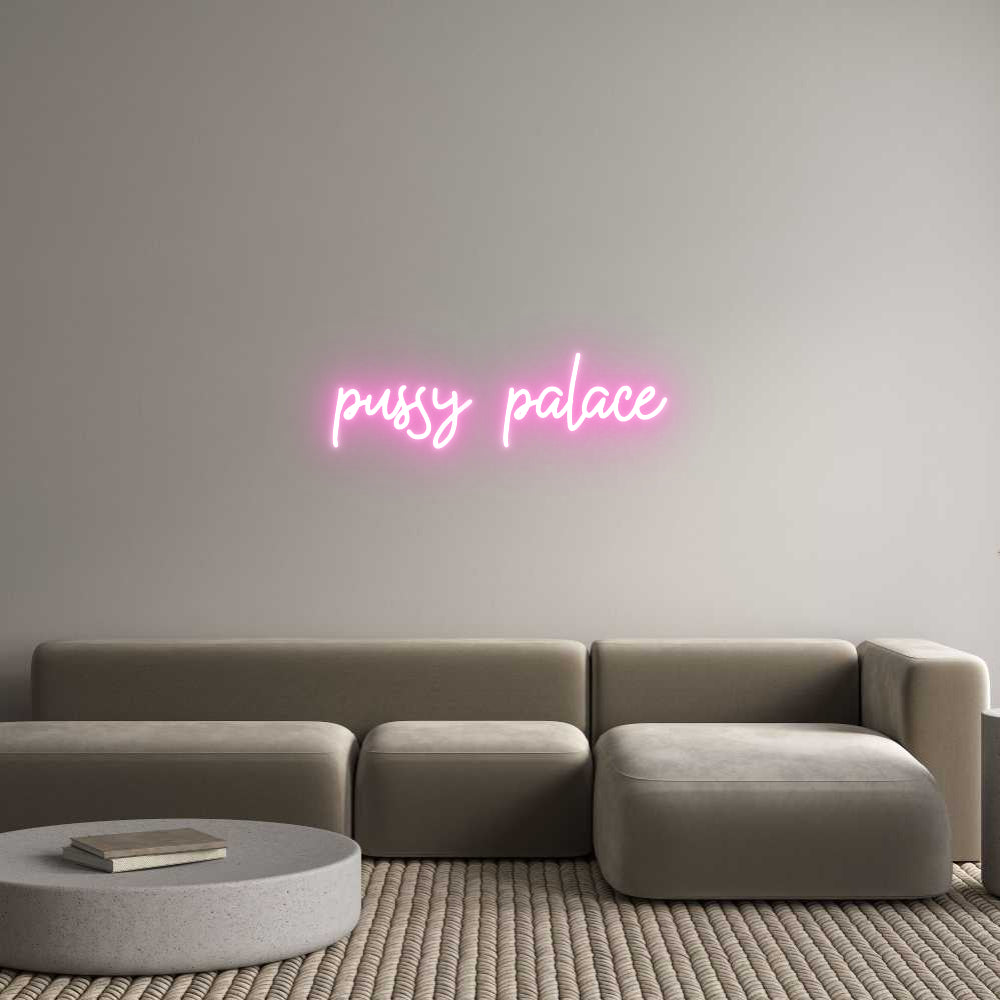 Custom Neon: pussy palace