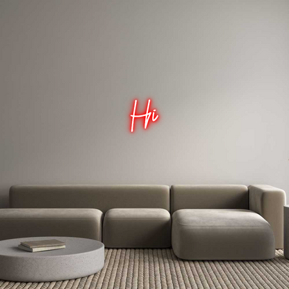Custom Neon: Hi