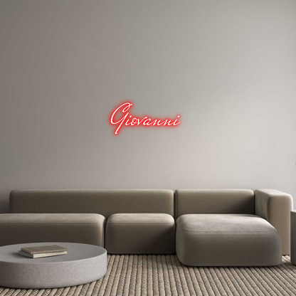 Custom Neon: Giovanni