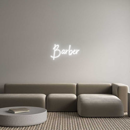 Custom Neon: Barber