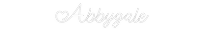 Custom Neon: Abbygale