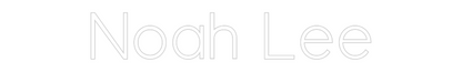 Custom Neon: Noah Lee