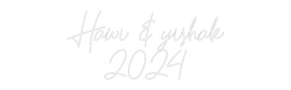Custom Neon: Hawi & yishak...