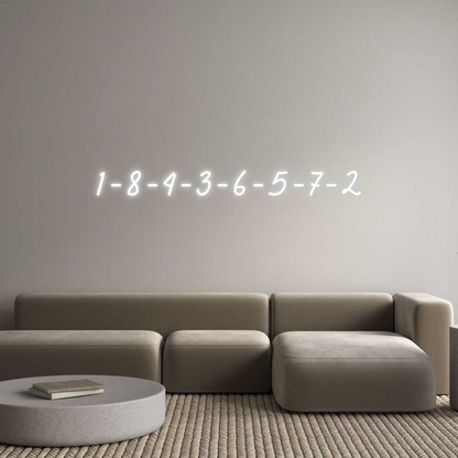 Custom Neon: 1-8-4-3-6-5-7-2