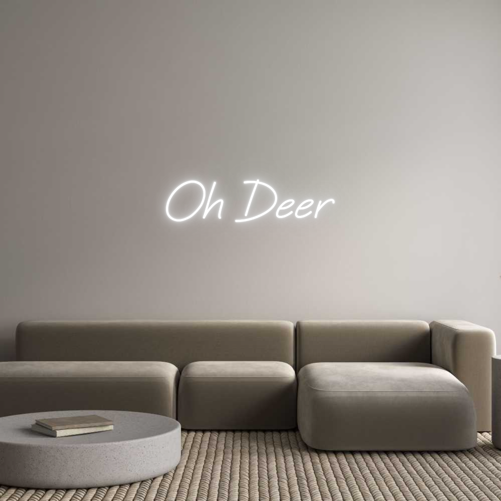 Custom Neon: Oh Deer