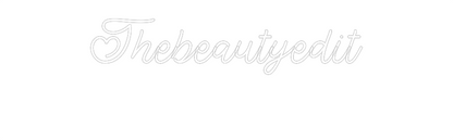 Custom Neon: Thebeautyedit