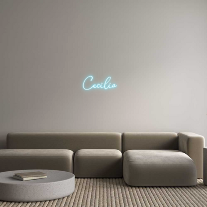 Custom Neon: Cecilia
